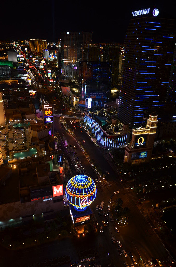 View of Las Vegas from the Eiffel Tower
