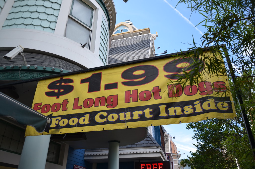 Foot Long Hot Dogs Sign