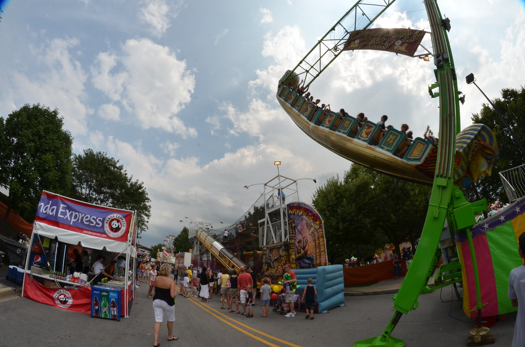 Pharaoh’s Fury Carnival ride