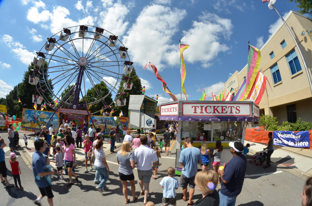 Naperville Last Fling Carnival Ticket Booth