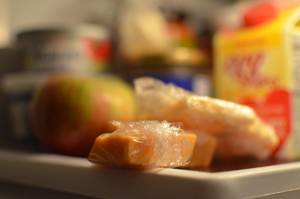 Fancy Cheese in Refrigerator