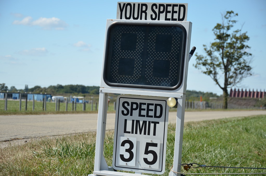 Fermilab Speed Sign
