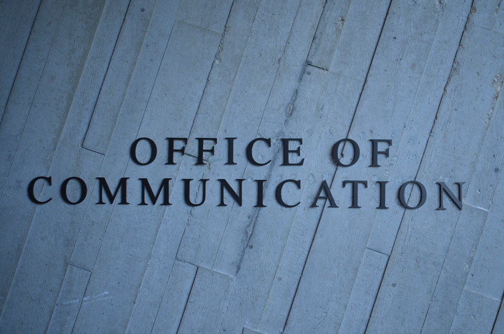 Fermilan Office of Communication Sign