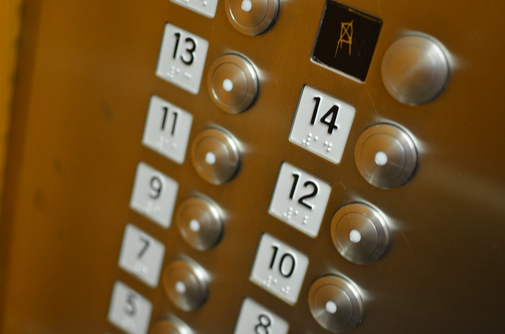 Wilson Hall Elevator Buttons