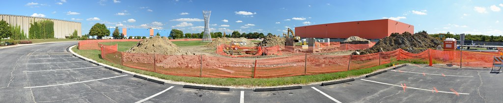 Fermi National Accelerator Laboratory Construction Panoramic