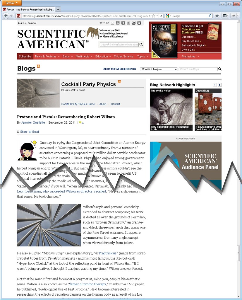 Image used on Scientific American