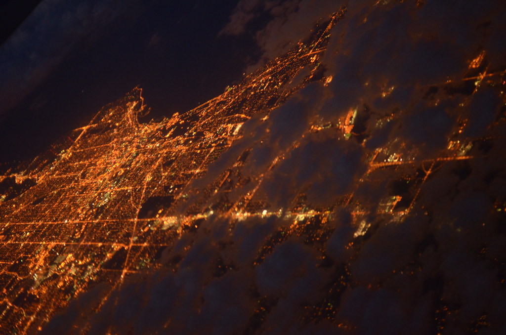 Flying Over Milwaukee Wisconsin