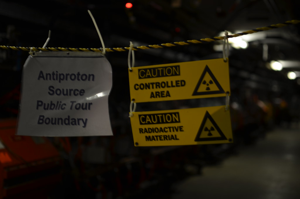 Antiproton Source tour at the Fermilab Tevatron Shutdown 410