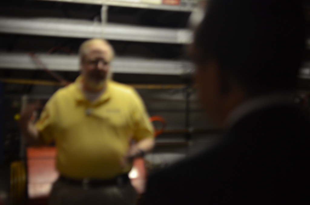 Antiproton Source tour at the Fermilab Tevatron Shutdown 470