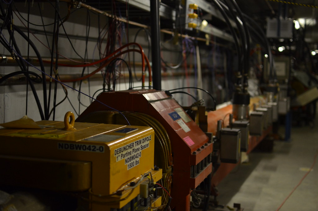 Antiproton Source tour at the Fermilab Tevatron Shutdown 522