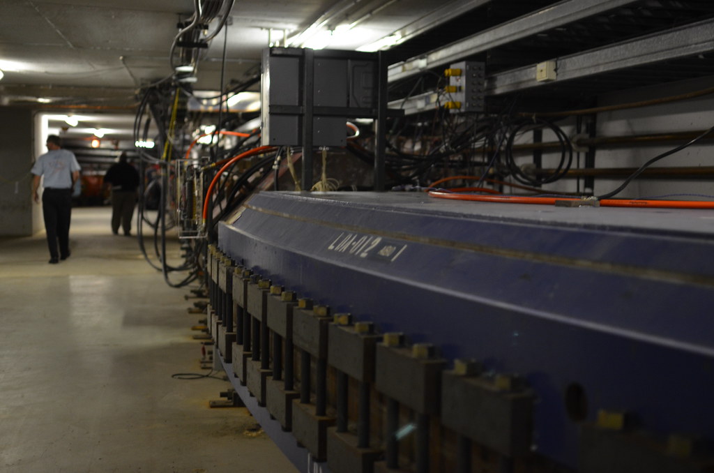 Antiproton Source tour at the Fermilab Tevatron Shutdown 548