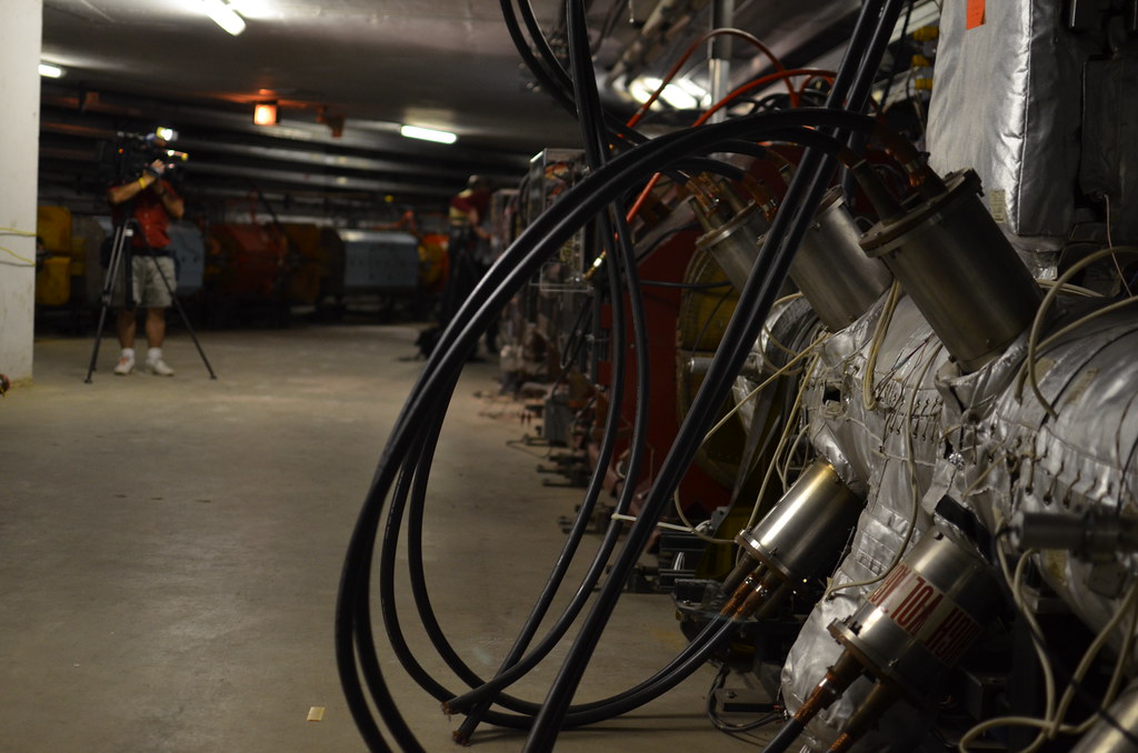 Antiproton Source tour at the Fermilab Tevatron Shutdown 553