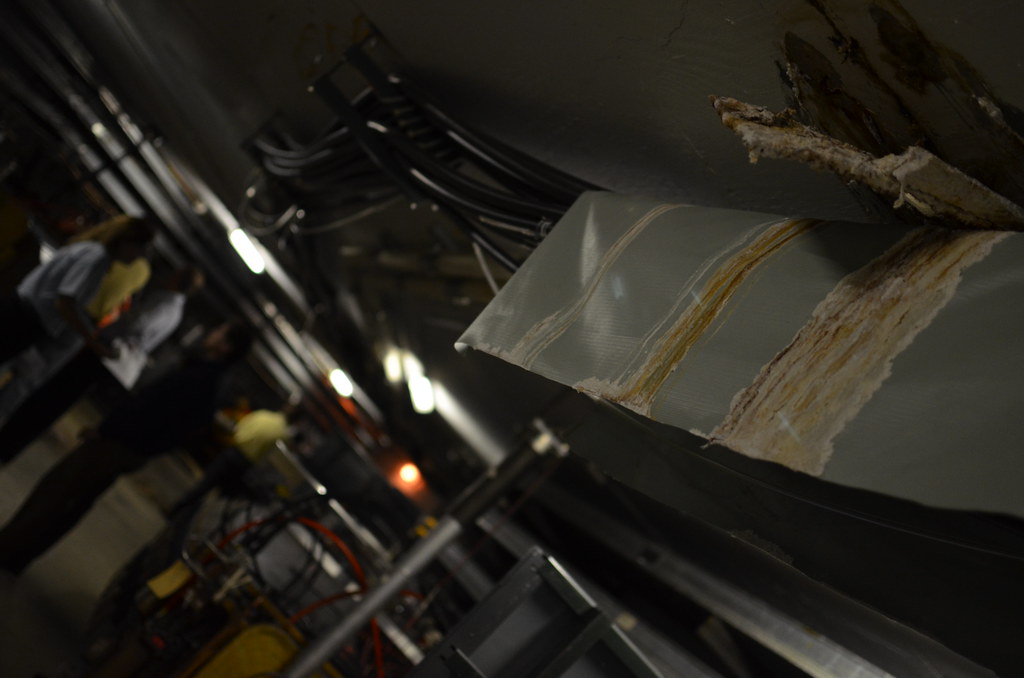 Antiproton Source tour at the Fermilab Tevatron Shutdown 556
