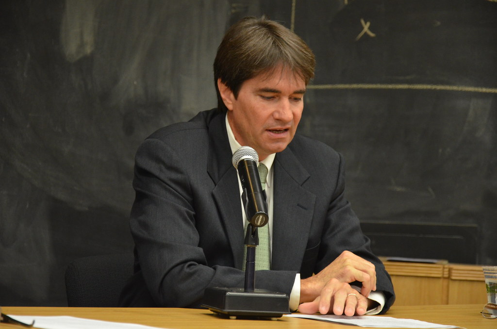 Bob Tschirhart at Fermilab Tevatron Shutdown Press Conference