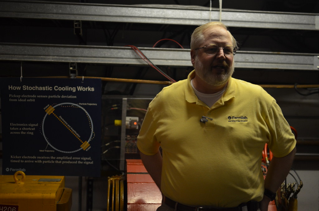 Antiproton Source tour at the Fermilab Tevatron Shutdown 468