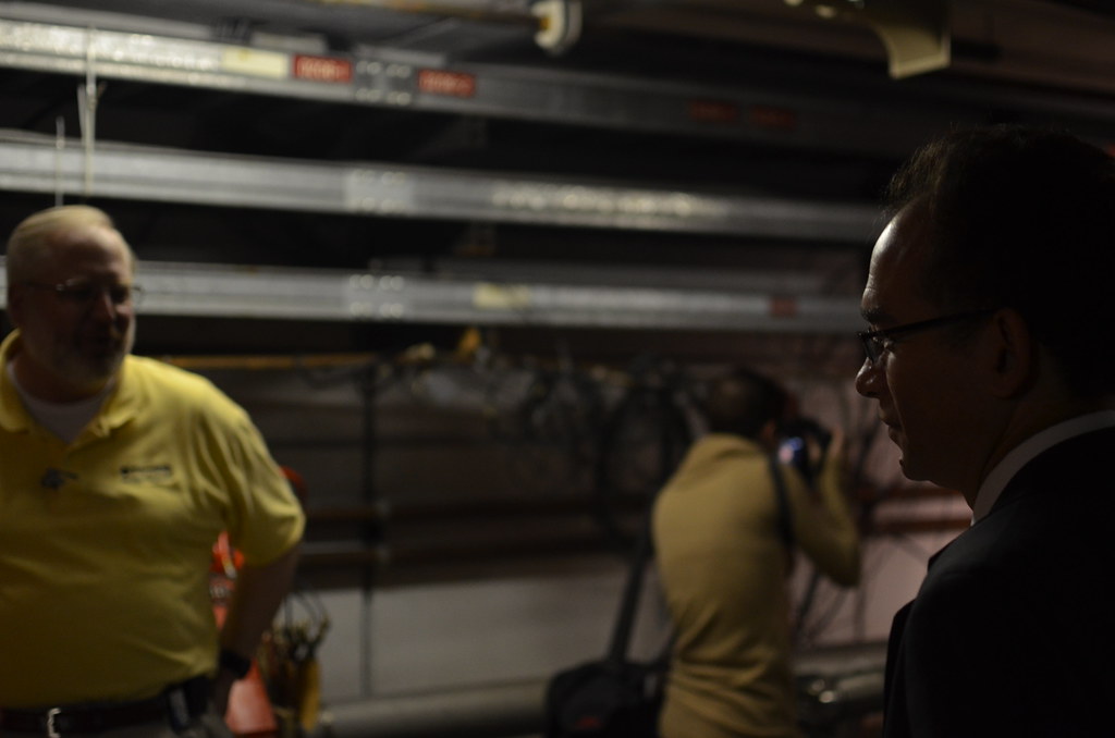 Antiproton Source tour at the Fermilab Tevatron Shutdown 478