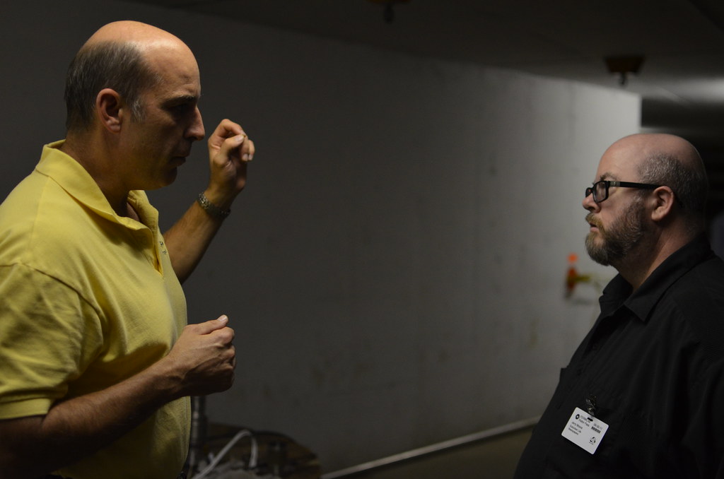 Antiproton Source tour at the Fermilab Tevatron Shutdown 504