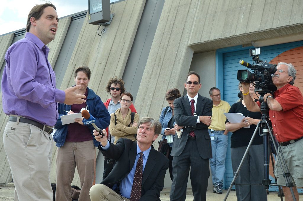 Adrian Cho at Fermilab Tevatron Shutdown