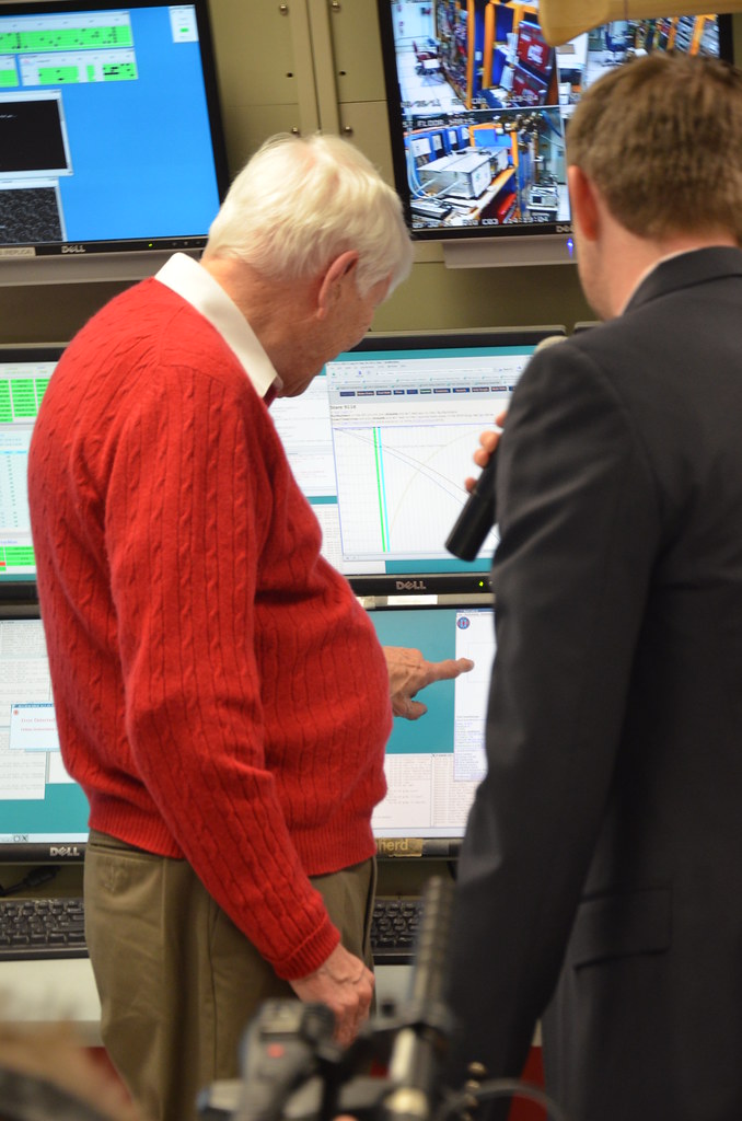 Pushing the button to Shutdown the Tevatron