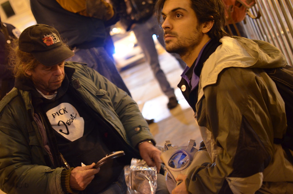 Occupy Chicago Gas Mask