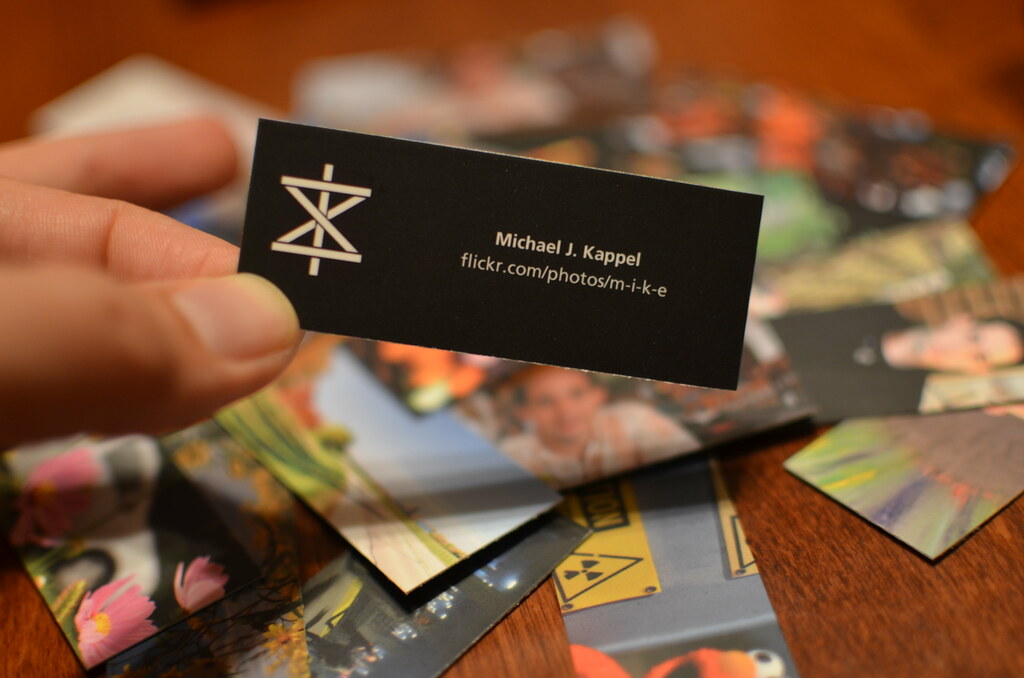 Michael J. Kappel Moo Mini Flickr Business Card