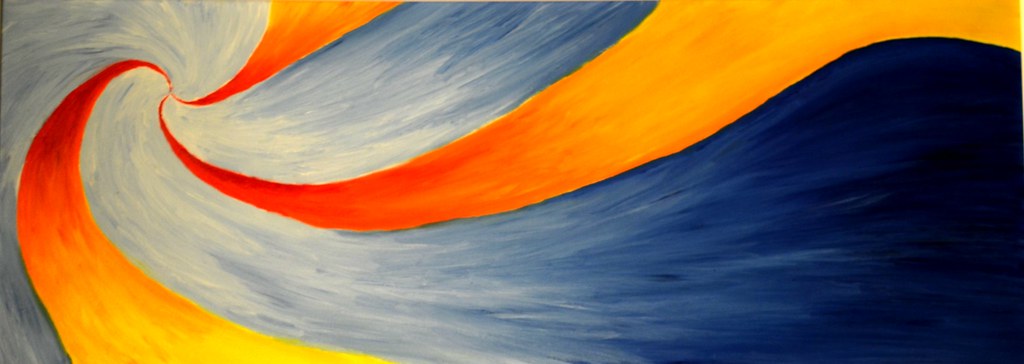 Vortex Burning Alive Oil Painting