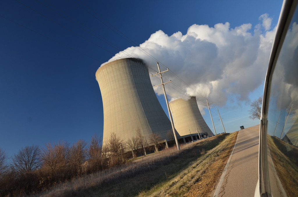 Driving by a Nuclear power Plant