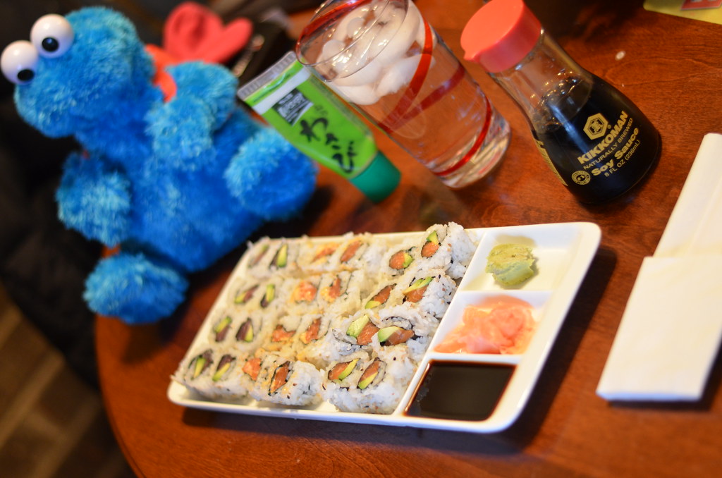 Cookie Monster Eating Yamado Sushi