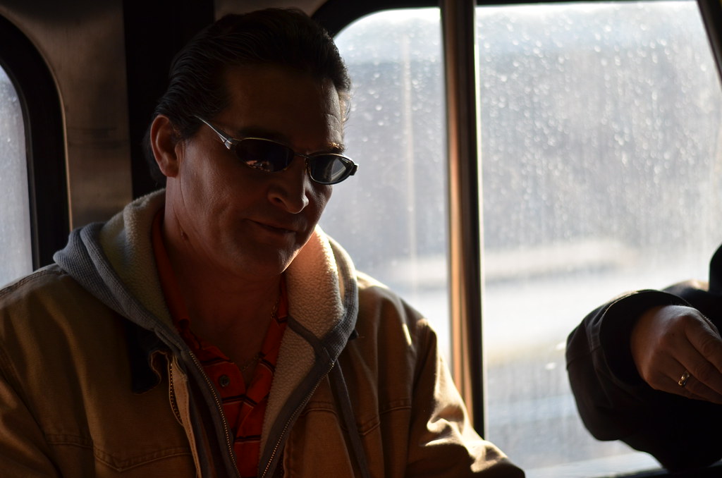 Chicago Commuter on BNSF Metra Train