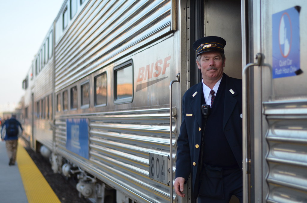 BNSF Train Conductor