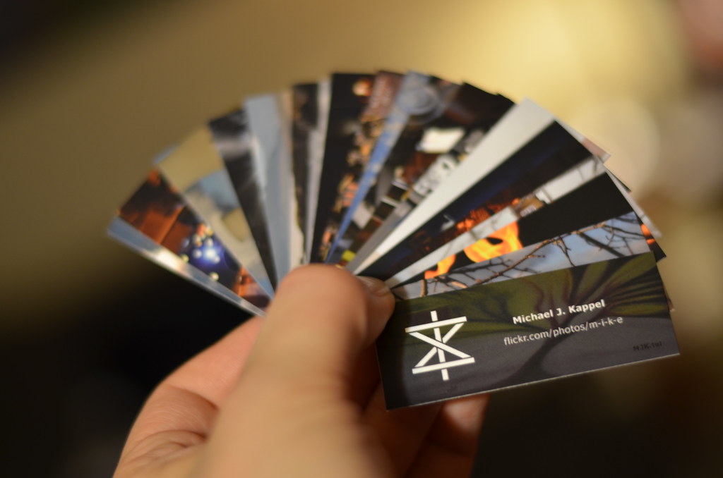 Flickr Business Cards