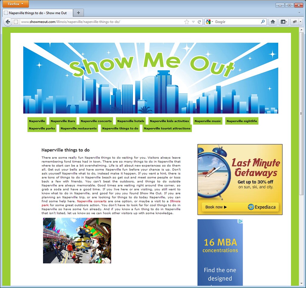 Image used on Show Me Out