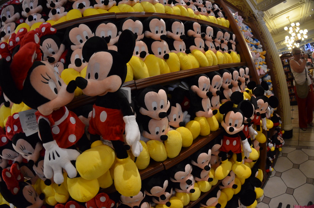 Mickey and Minnie Mouse Stuffed Animals