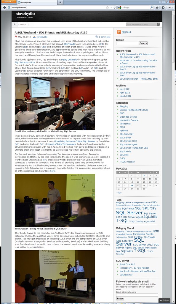 Imagea used by Frank Gill on skreebydba.com