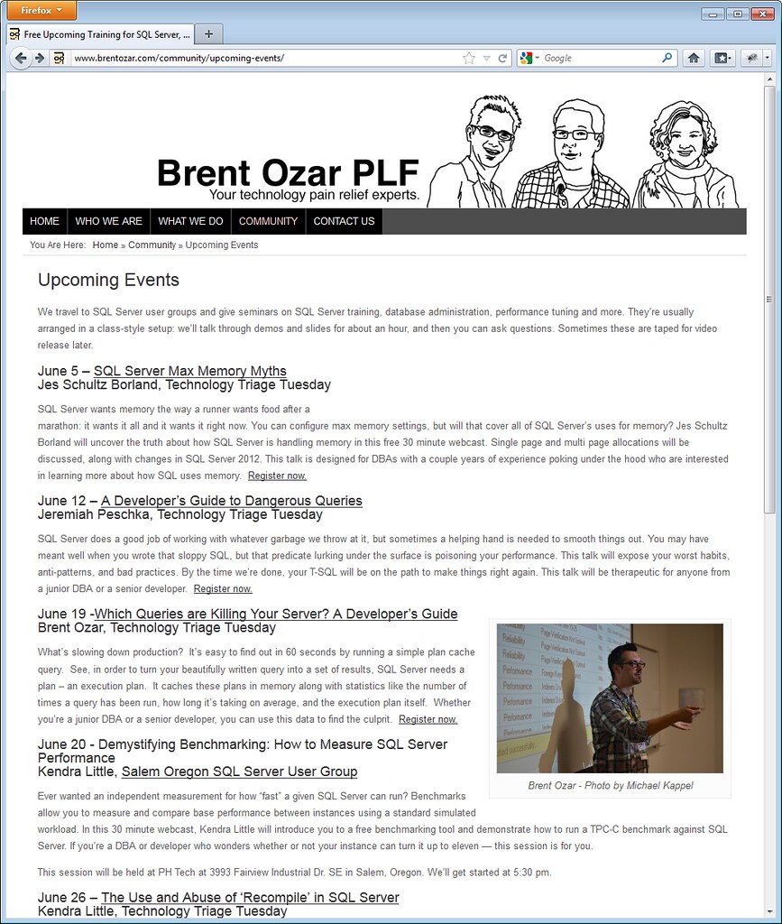 Image used by Brent Ozar on brentozar.com