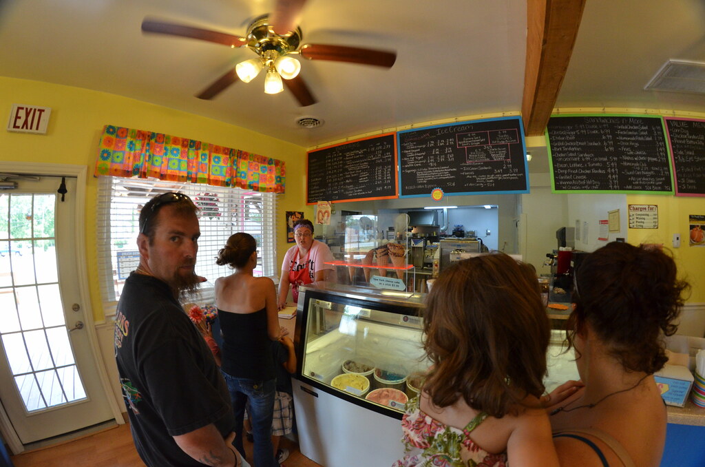 Angry Man in Ice Cream Shop