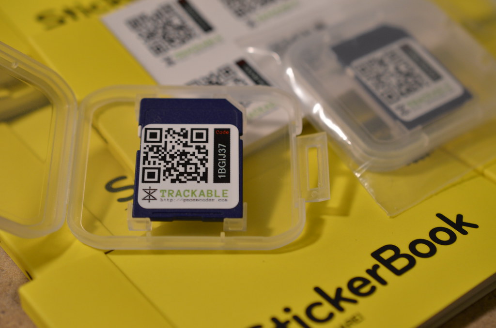 Trackable QR Code Sticker