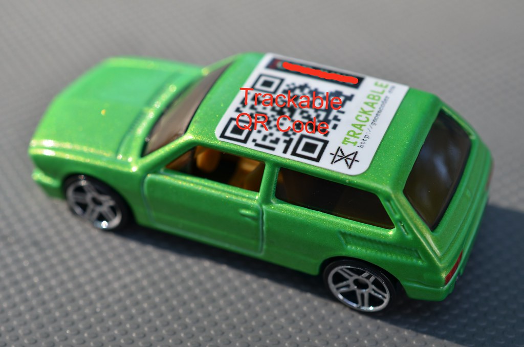 Trackable QR Code Sticker