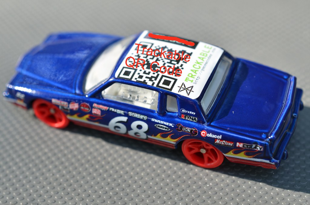 Geocache QR Code Sticker