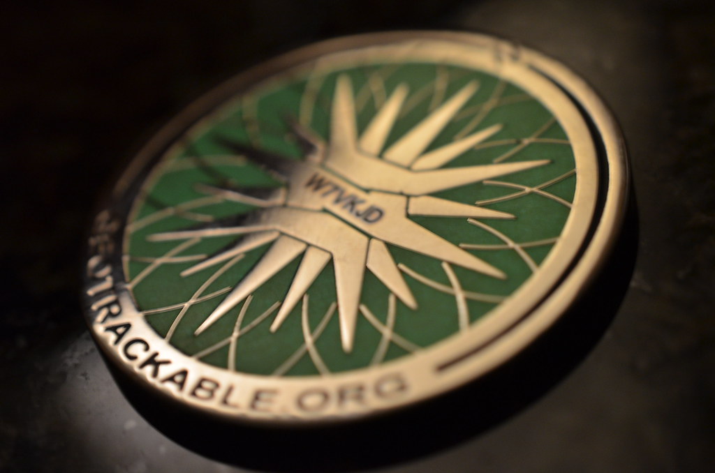 Trackable Geocoin