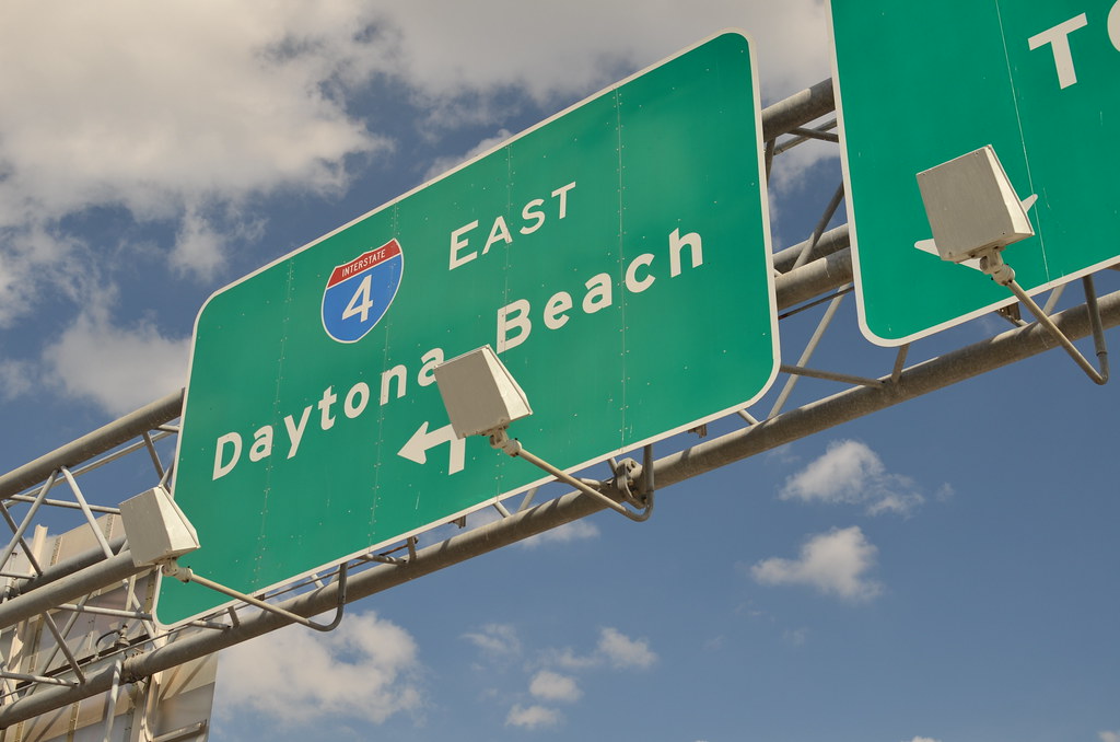 Daytona Beach Road Sign