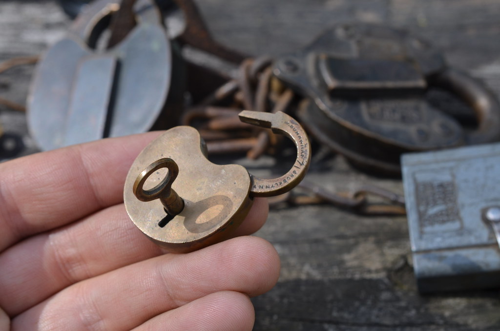 Antique Baggage Lock