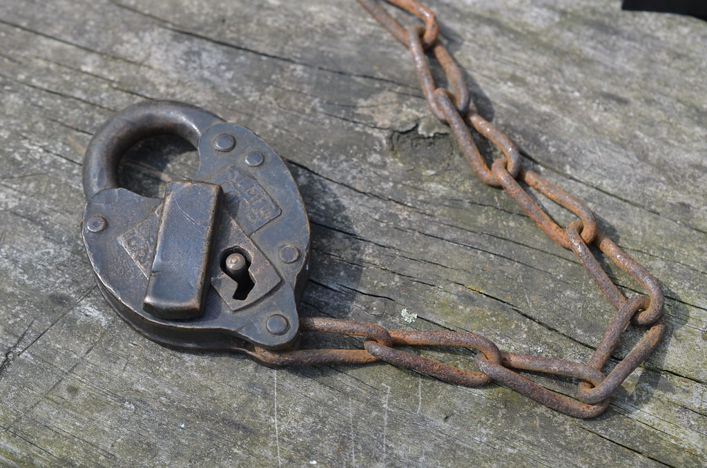 Antique #9 Railroad Lock