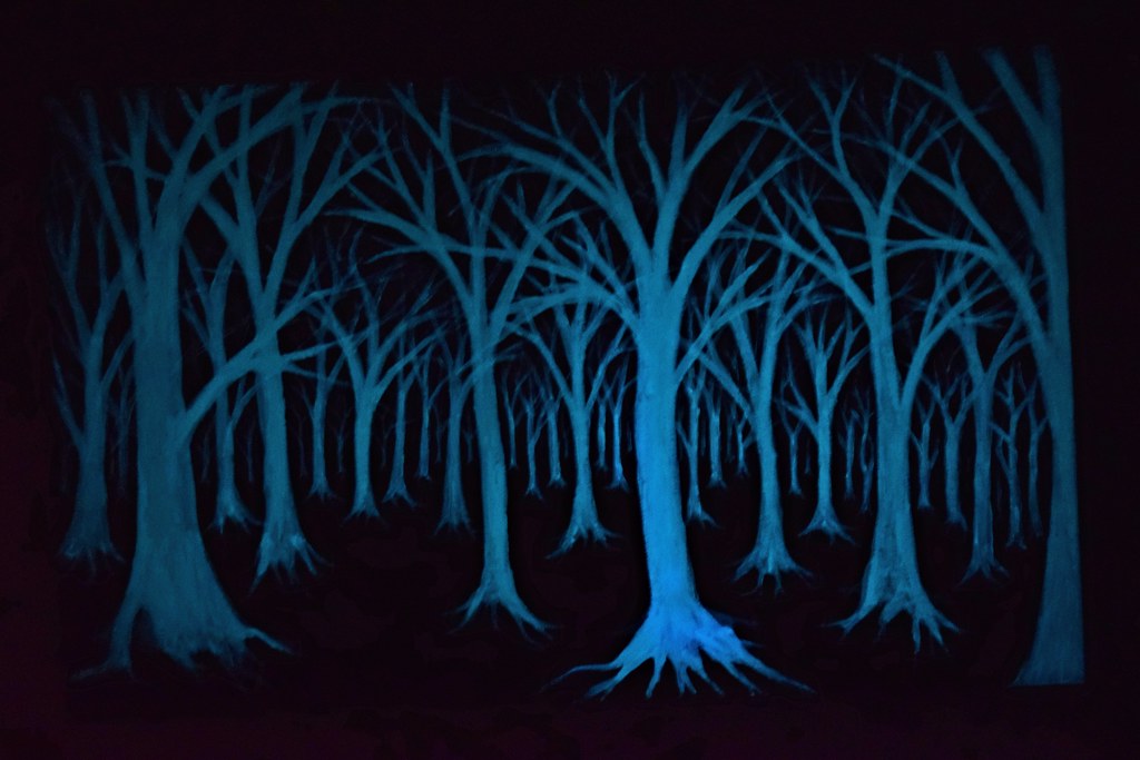 Blue Europium Painting