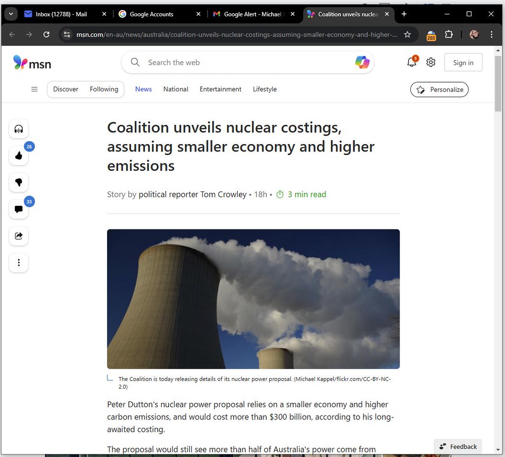 Coalition unveils nuclear costings, assuming smaller economy and higher emissions