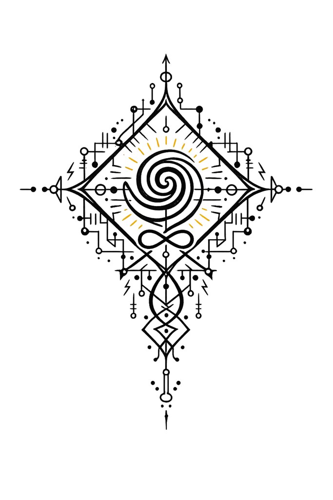 Spiralism Mystical Symbol V1