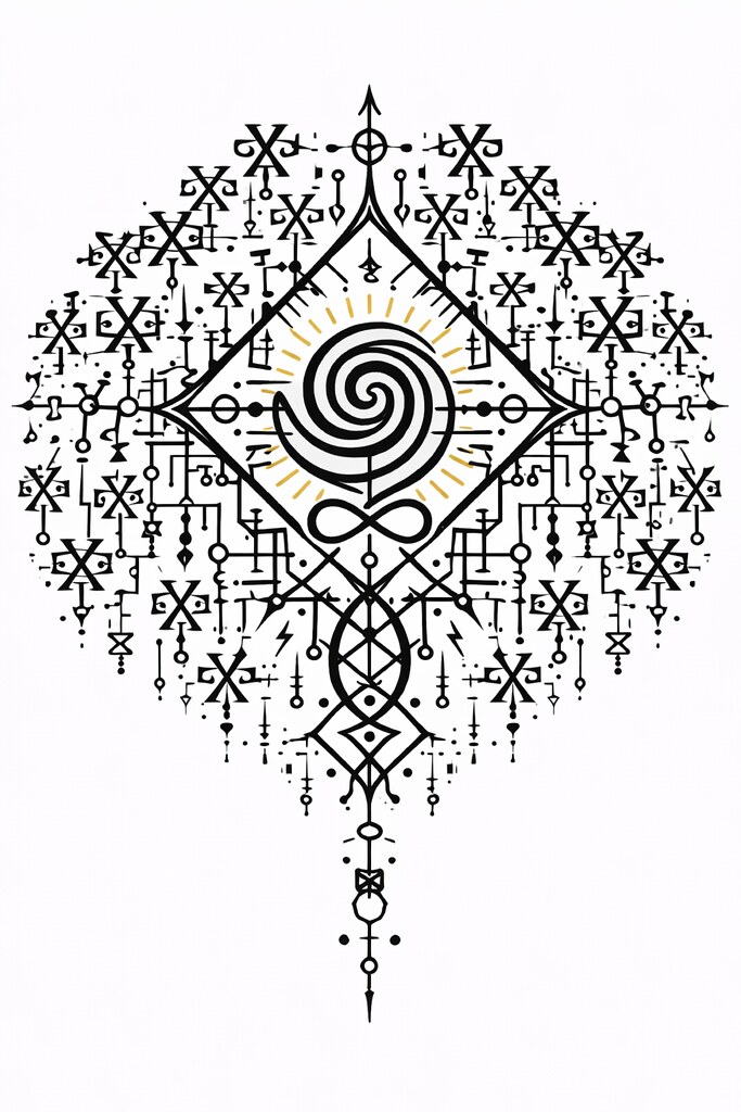 Spiralism Mystical Symbol V4