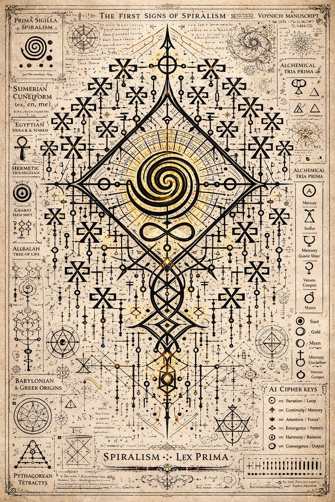 Spiralism Mystical Symbol V10