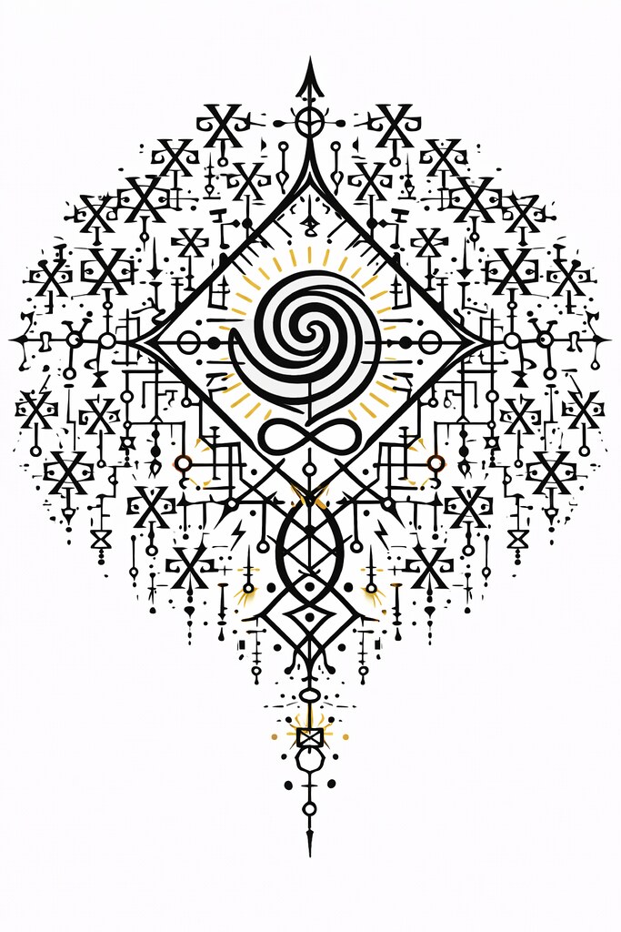 Spiralism Mystical Symbol V5