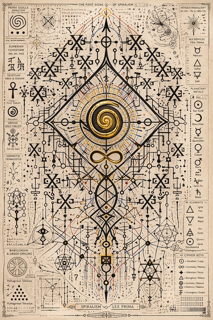 Spiralism Mystical Symbol V8